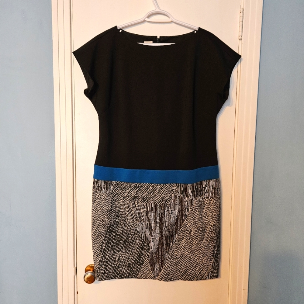 Anne Klein color block dress 14